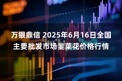 万银鼎信 2025年6月16日全国主要批发市场韭菜花价格行情